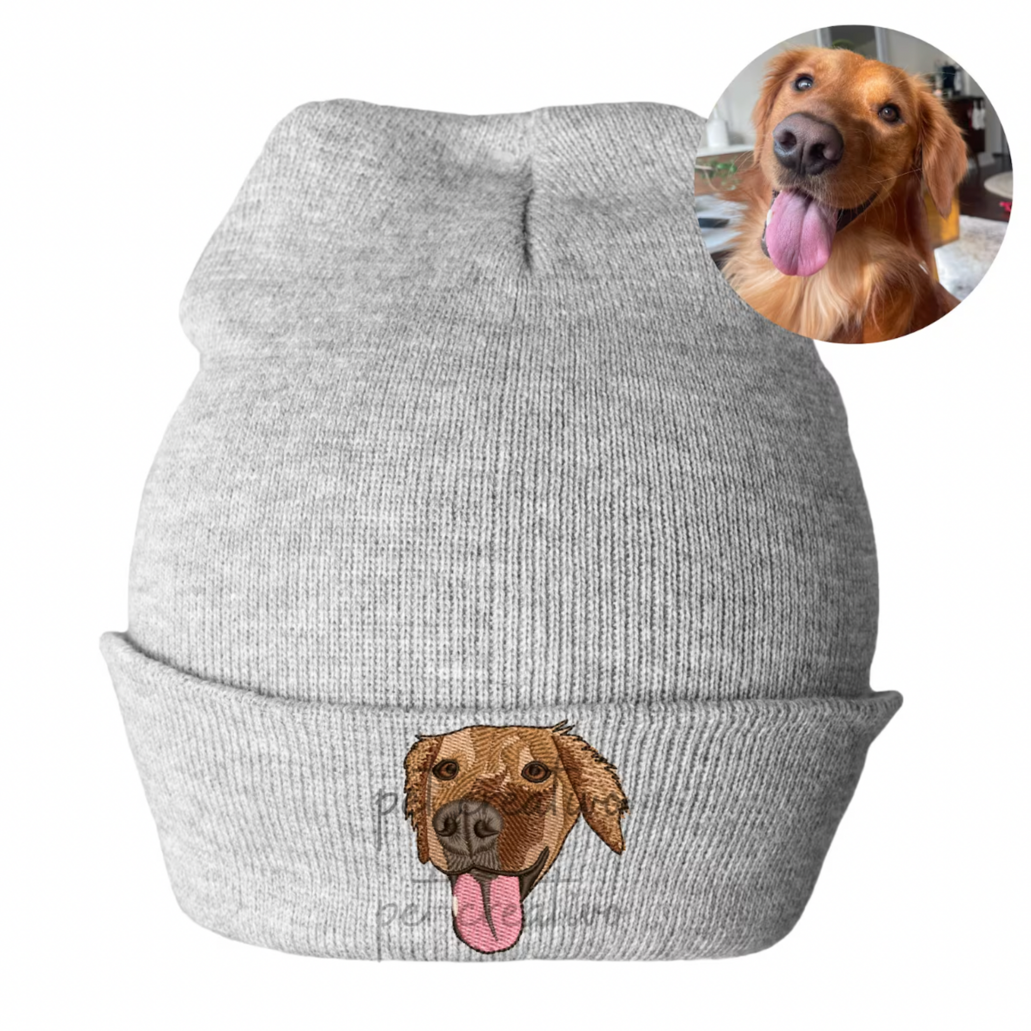 Dog wearing a outlet beanie