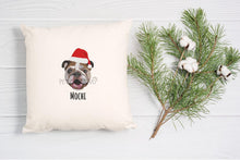 Load image into Gallery viewer, EMBROIDERED Custom Pet Pillow Case for Christmas, Dog Christmas Gift, Personalized Pet Memorial Gift, Dog Mom Gift, Pet Christmas Gifts
