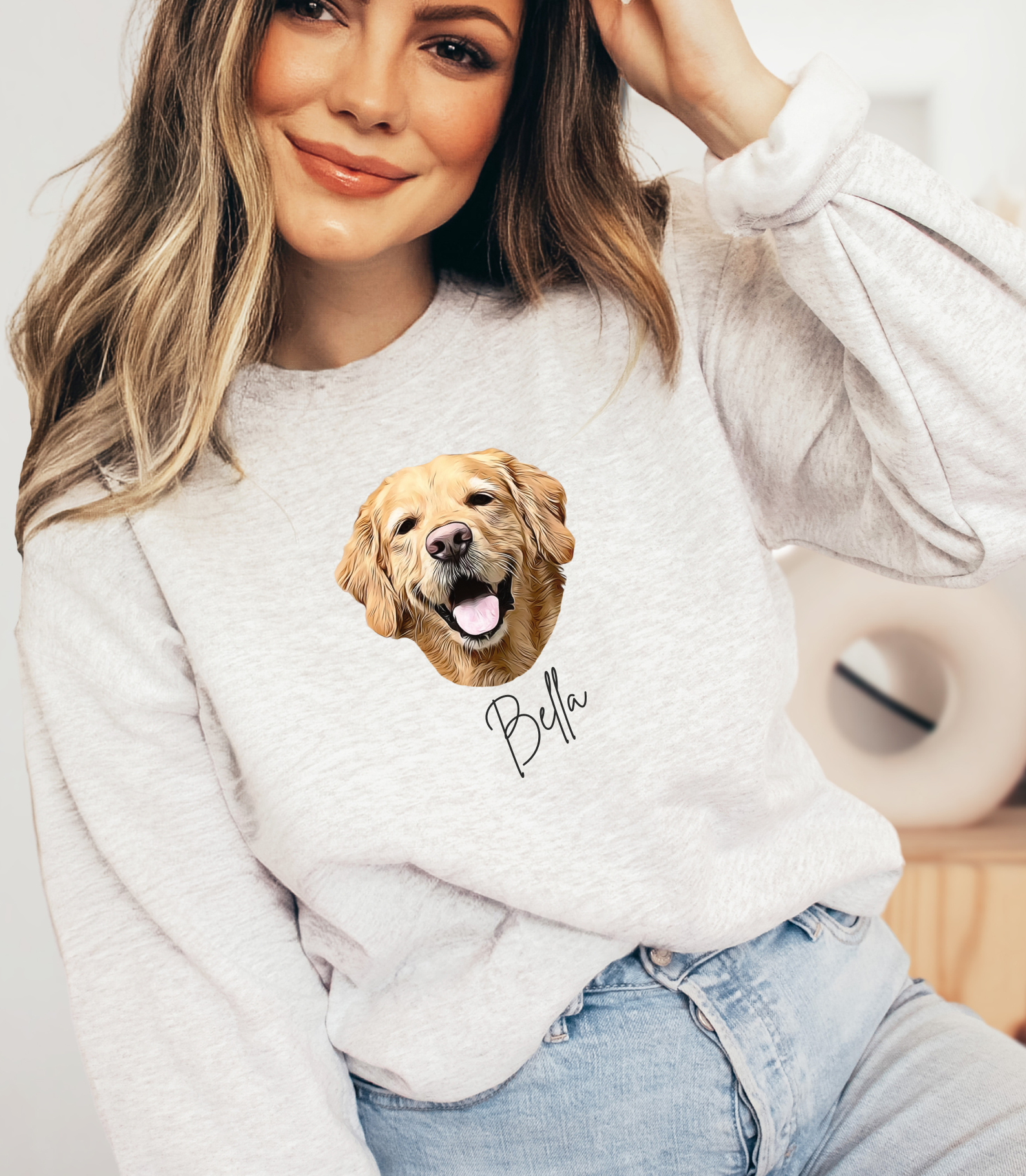 Custom Pet Sweatshirt UNISEX COLOR Pet Creativo